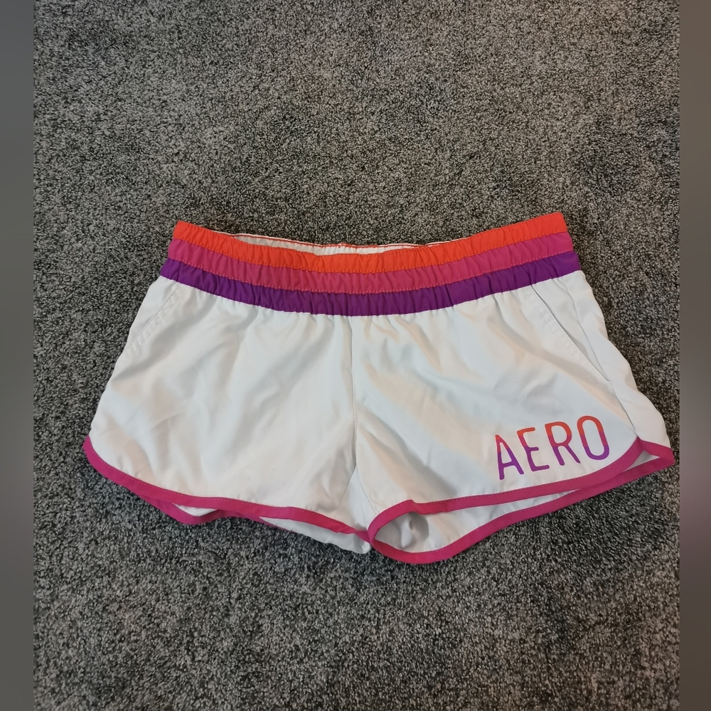 Aeropostale white athletic shorts size Small